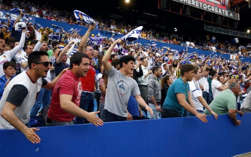 La afición eleva al Real Zaragoza