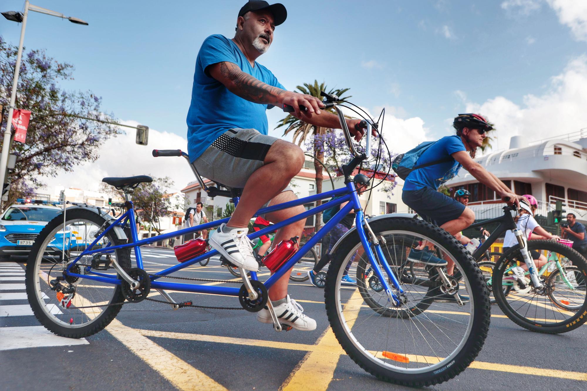 Fiesta de la bicicleta en Santa Cruz de Tenerife