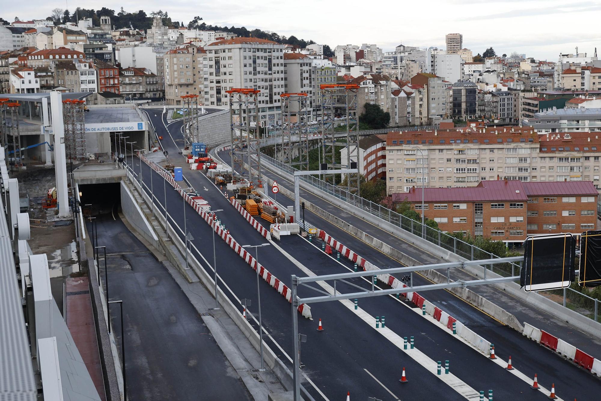 El túnel de Lepanto y la intermodal se preparan para su inminente apertura