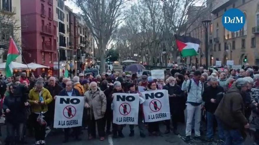 So hat Mallorca gegen den Iran-Krieg demonstriert