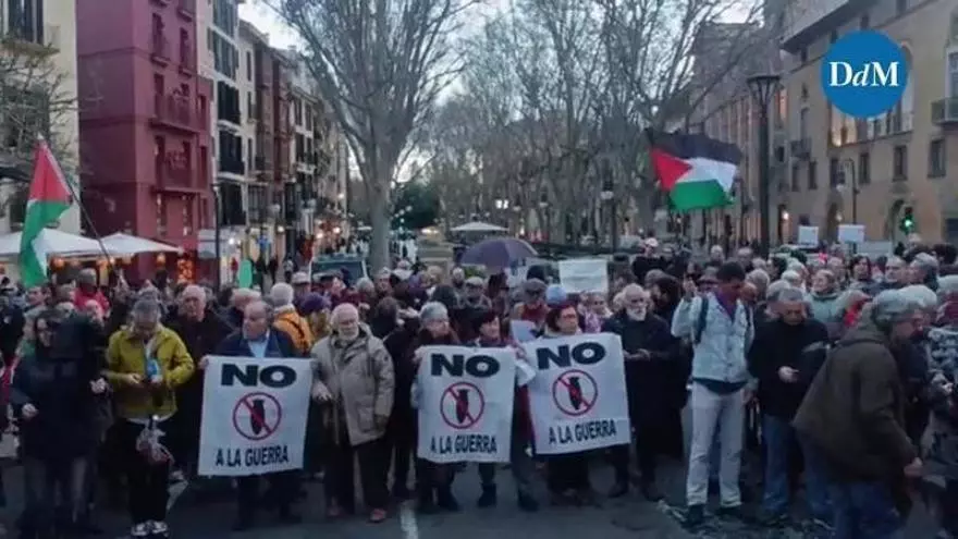 So hat Mallorca gegen den Iran-Krieg demonstriert