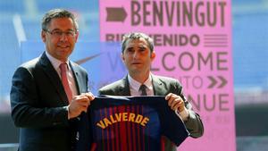 Valverde, con Bartomeu