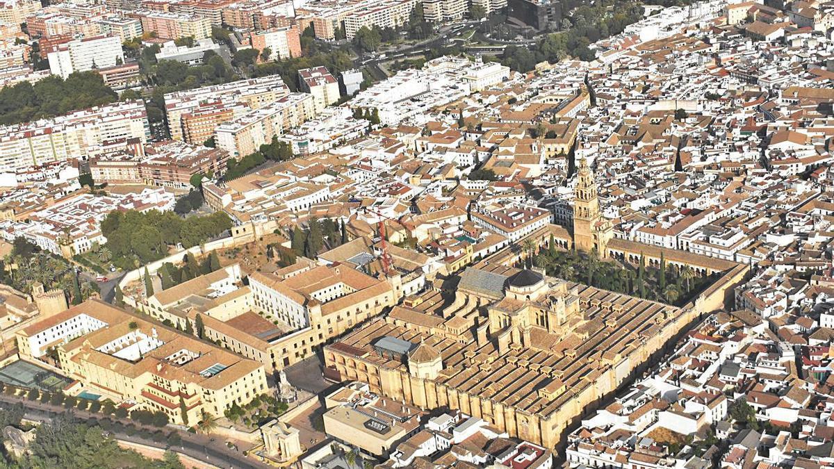 Vista aérea de la ciudad de Córdoba.