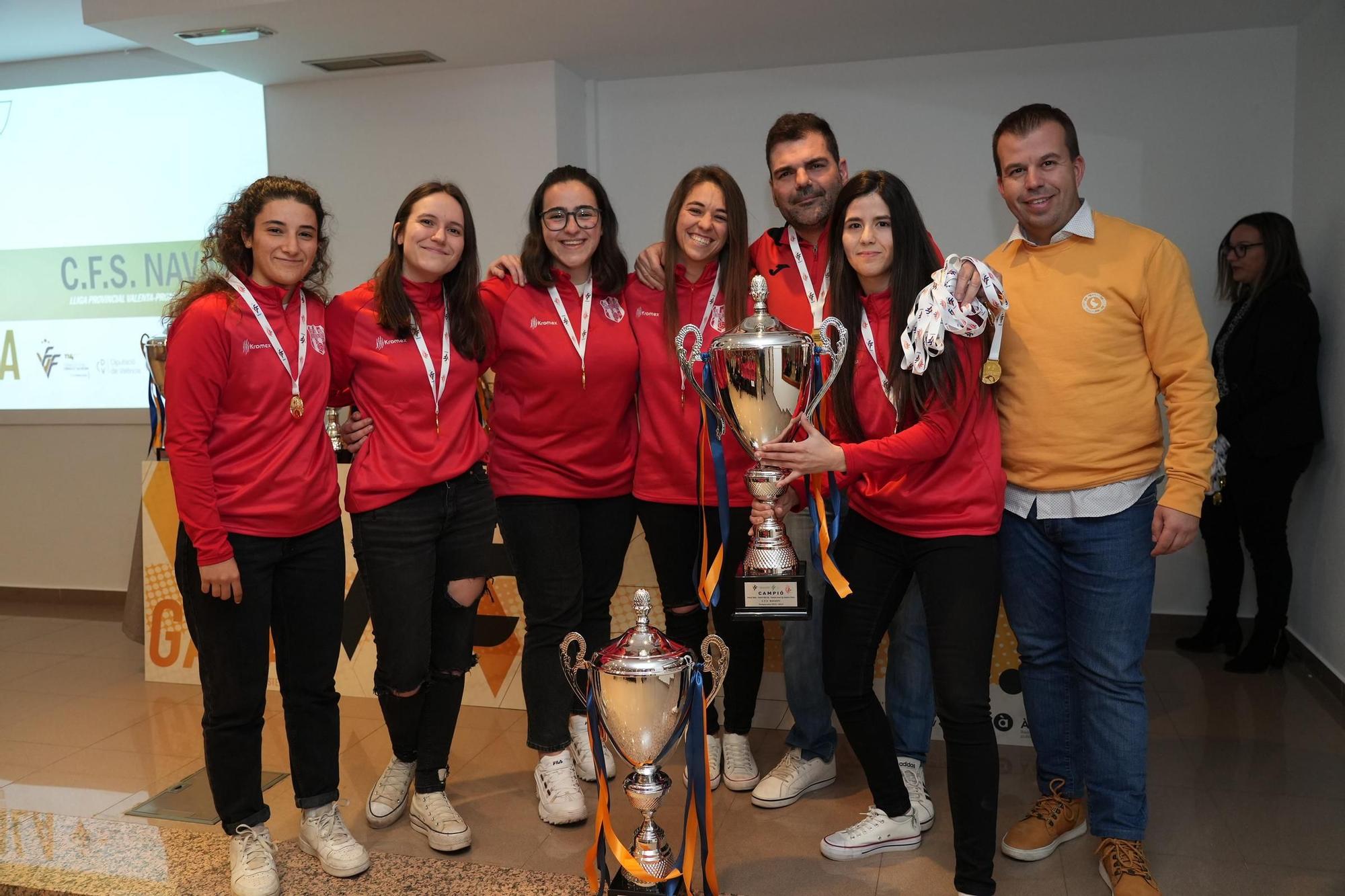 Galería | Los campeones de fútbol y fútbol sala de Castellón en 2023, aquí