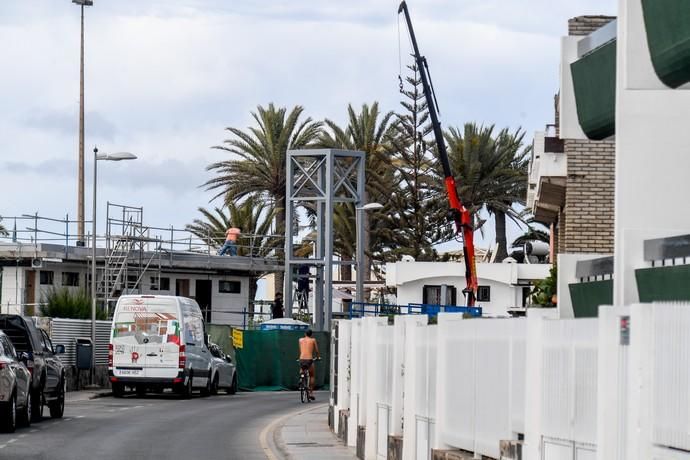 OBRAS ILEGALES CERCA DE LA CHARCA DE MASPALOMAS