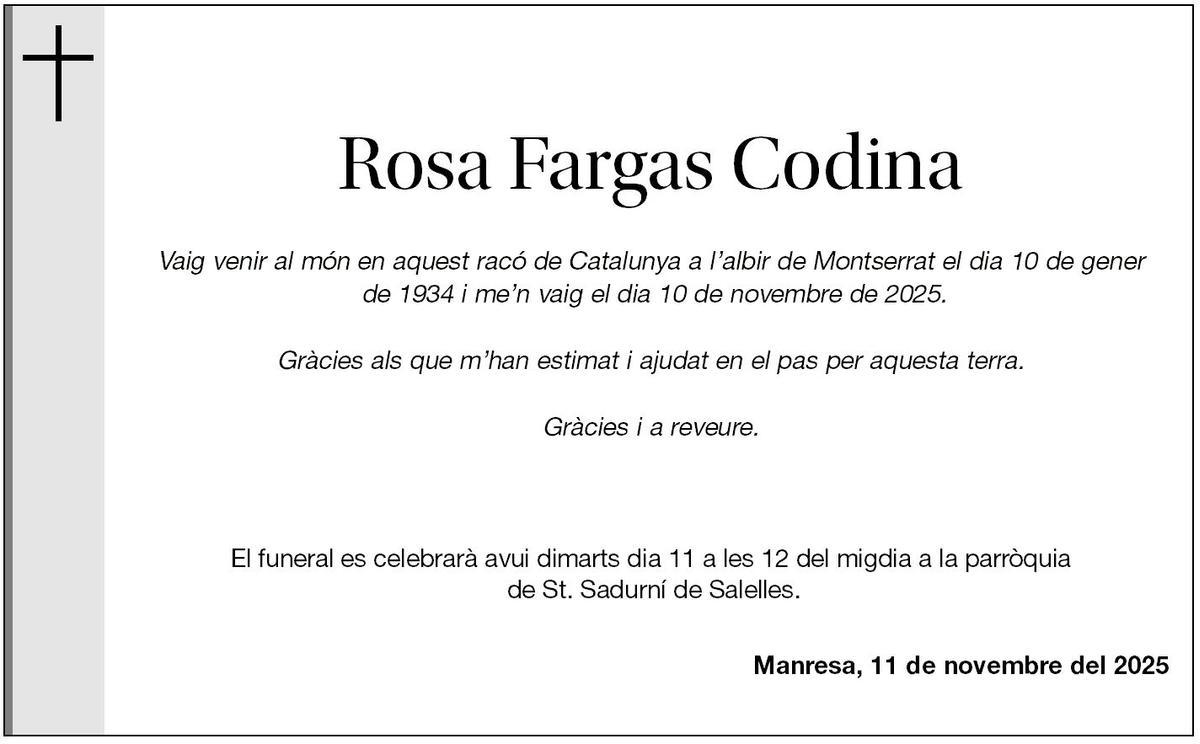 Rosa Fargas Codina