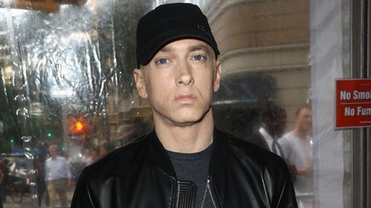Eminem en la première de 'Southpaw' en Nueva York