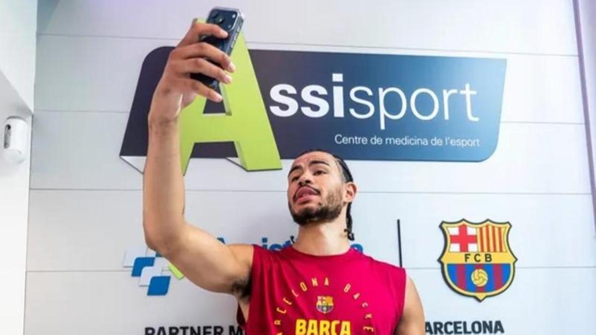 Olivier Nkamhoua, músculo, energía y hambre para reconstruir el nuevo Barça