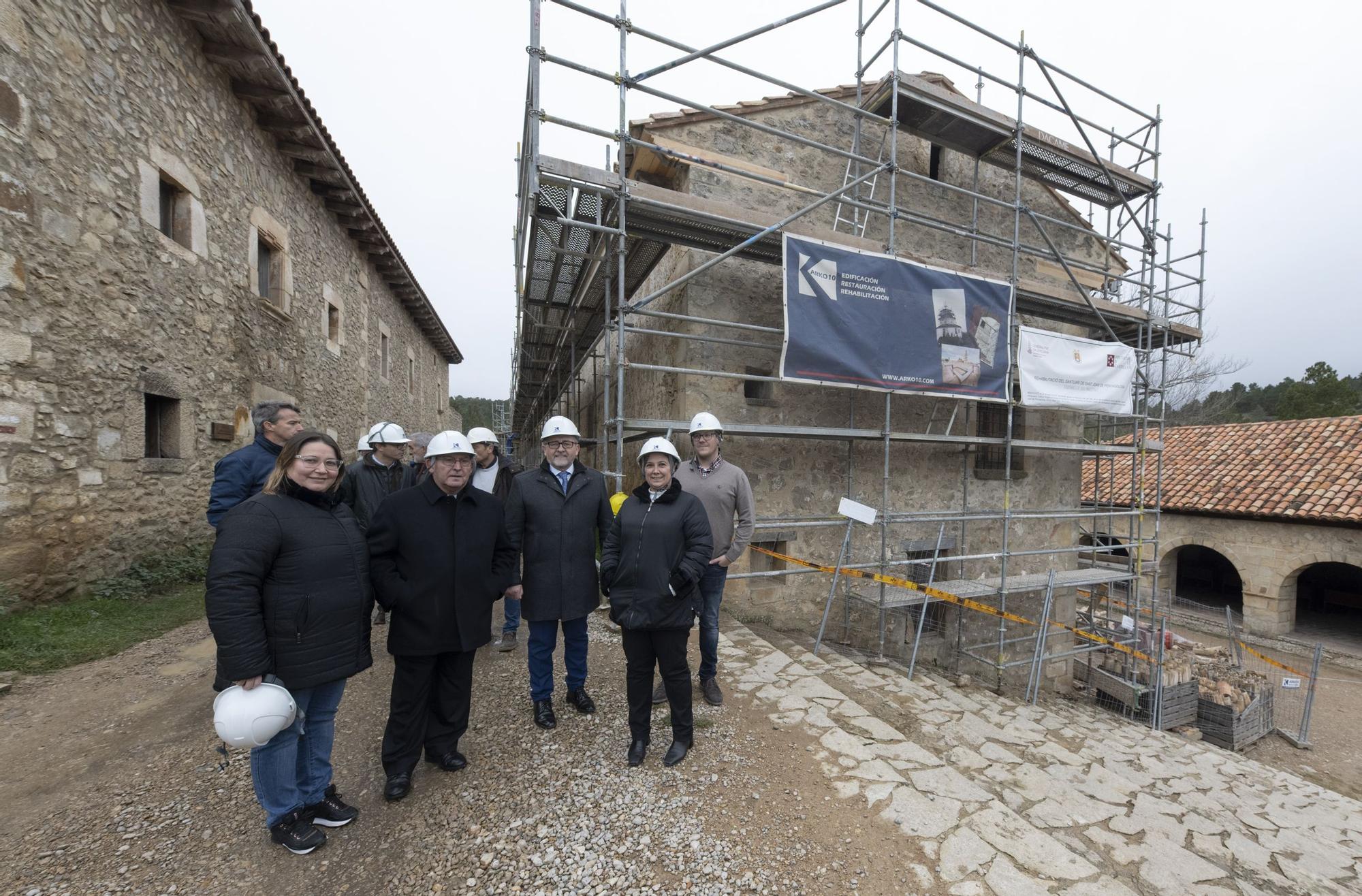 Estado actual de las obras de Sant Joan de Penyagolosa