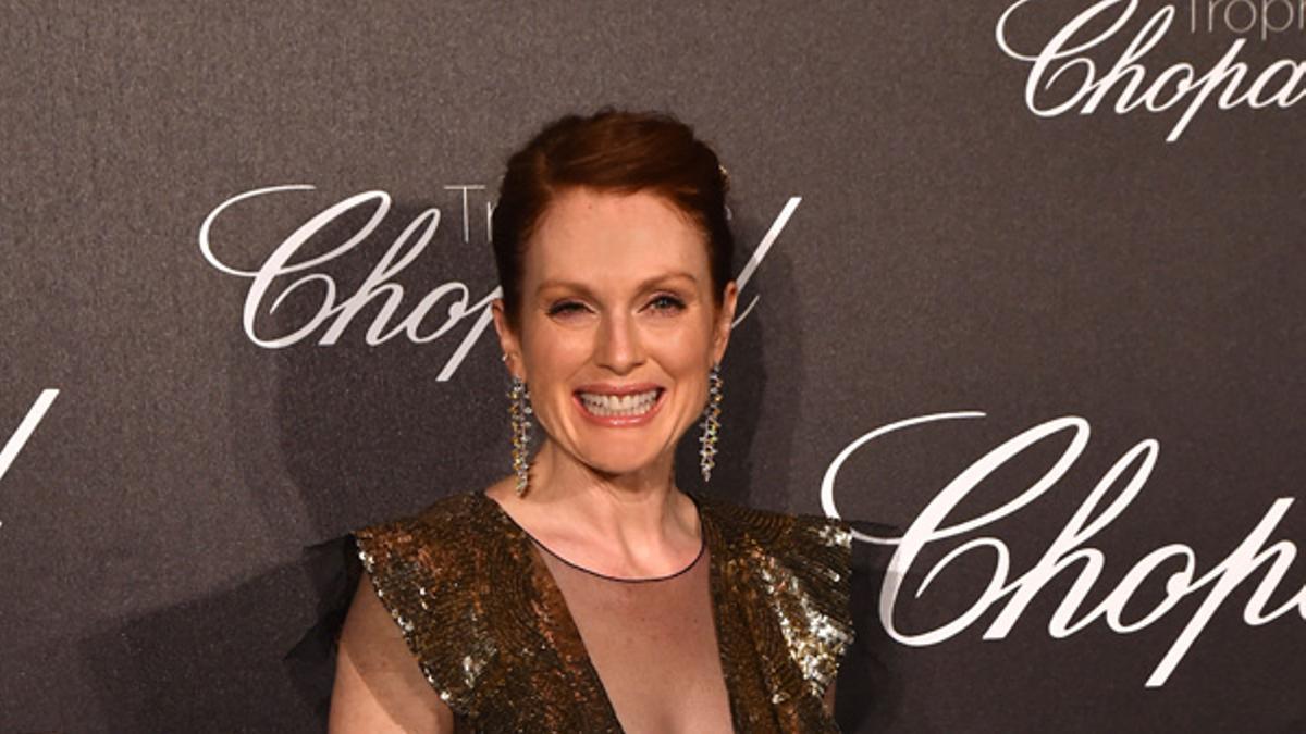 Julianne Moore en la fiesta de Chopard durante el Festival de Cannes