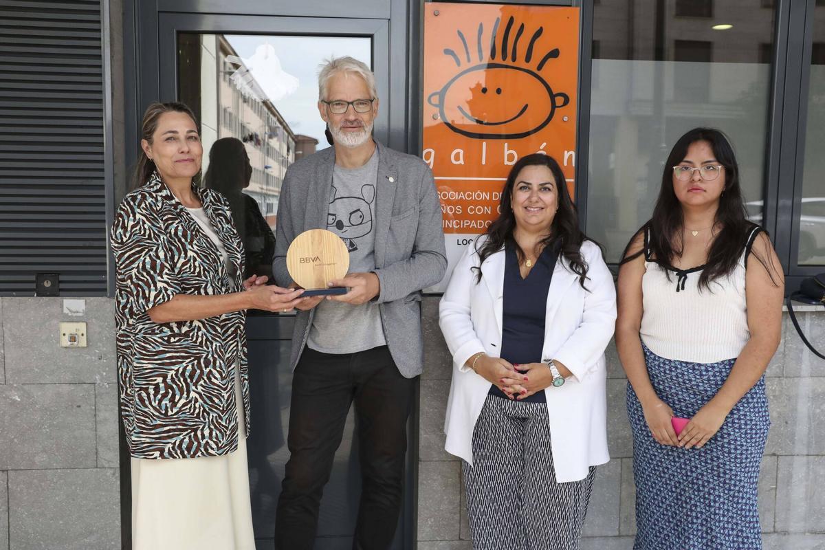 BBVA y Fundación Galbán Ana Camblor, Lennart Koch, Guadalupe Hernández y Camila Abigail Ricalde