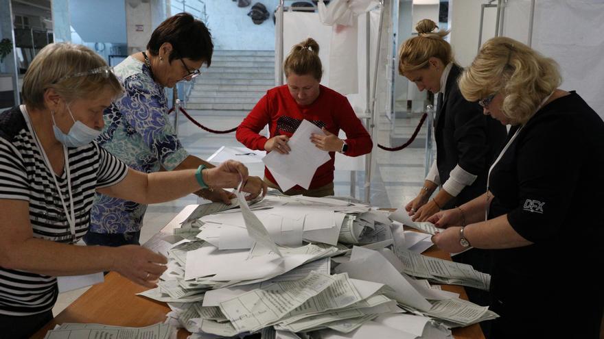 Votació a Donetsk