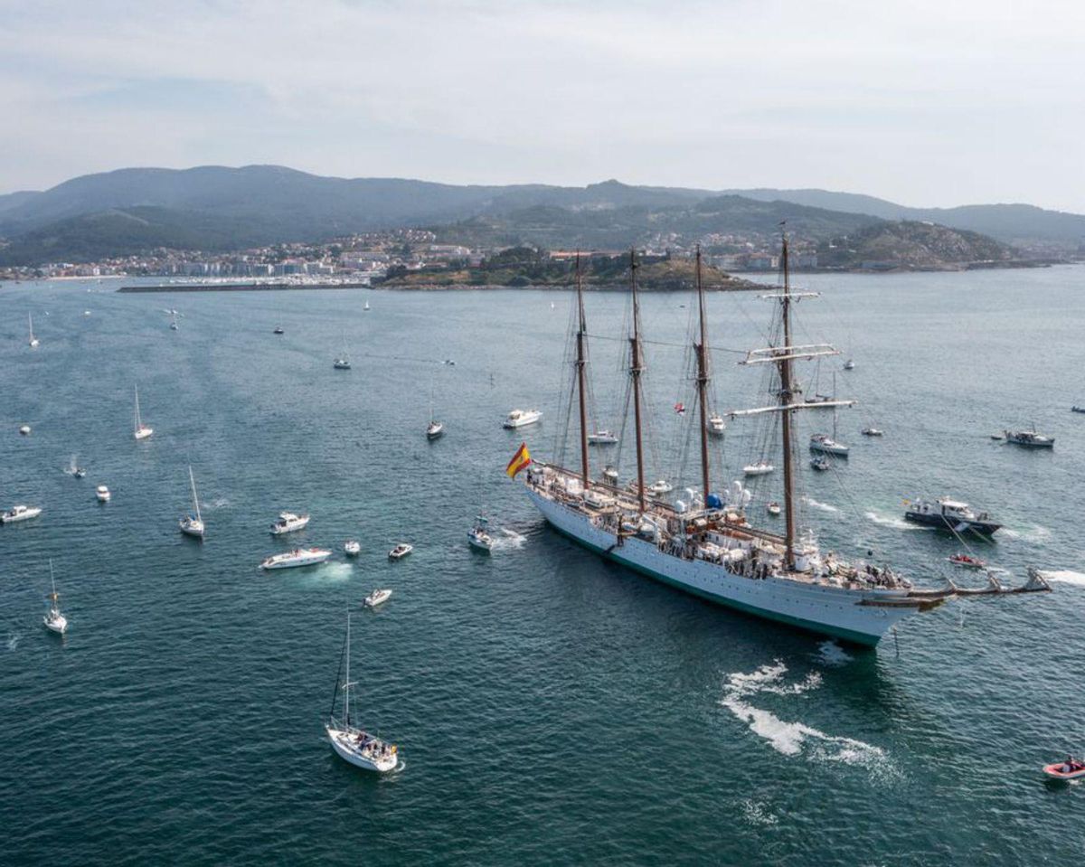 A bordo da Carabela Pinta e do Juan Sebastián de Elcano
