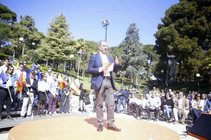 Albert Rivera de precampaña en Zaragoza