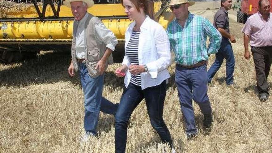 La consejera de Agricultura, Silvia Clemente, ayer en Palencia.