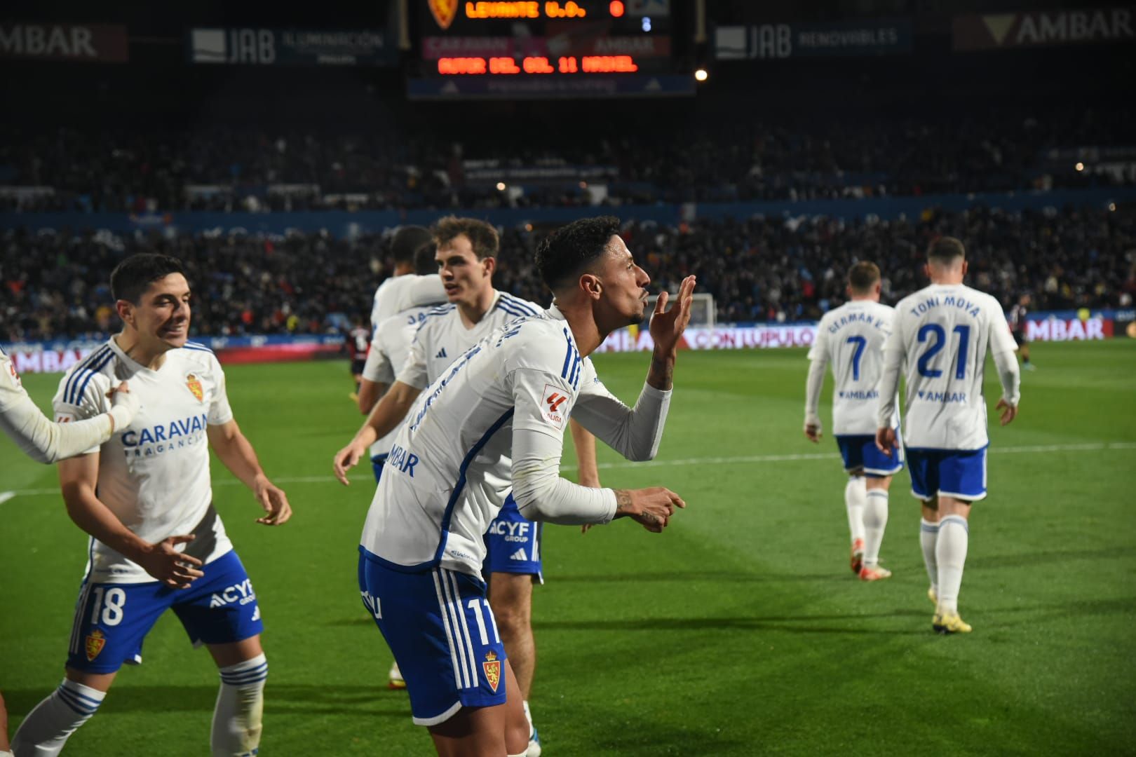 En imágenes | Real Zaragoza-Levante