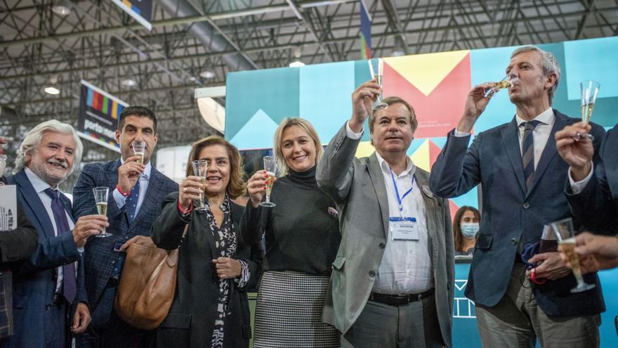 Representantes de administraciones locales, autonómicas y de Portugal inauguraron el evento. | // BRAIS LORENZO