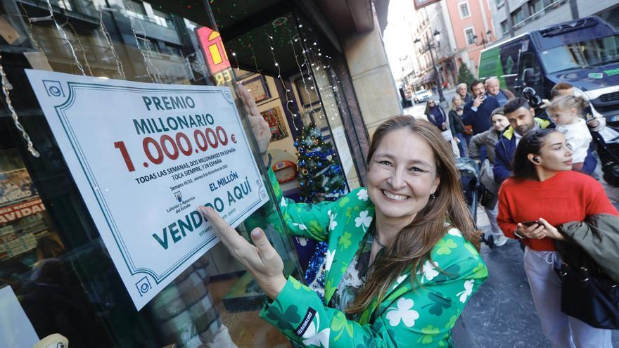 El premio del Euromillones en Oviedo, para un cliente &quot;de toda la vida&quot; del Estanco de la Suerte de Jovellanos