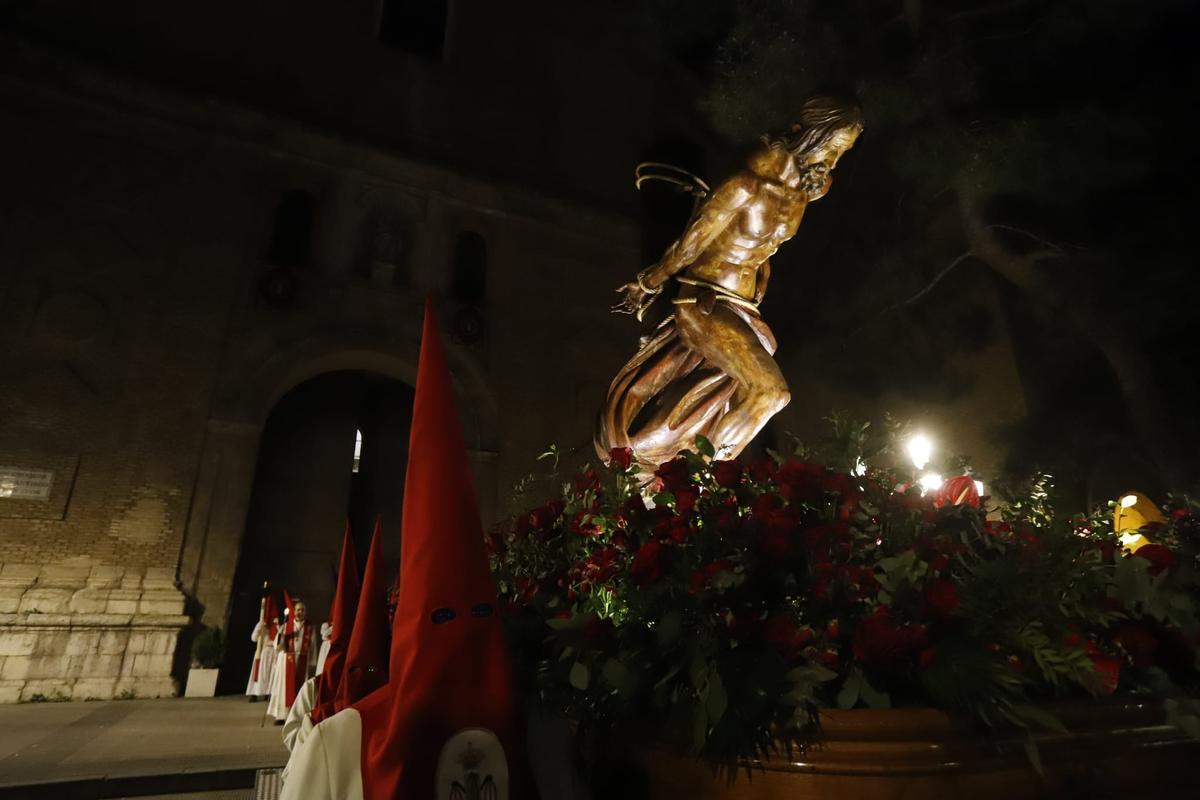 En imágenes | Procesiones del Jueves Santo en Zaragoza