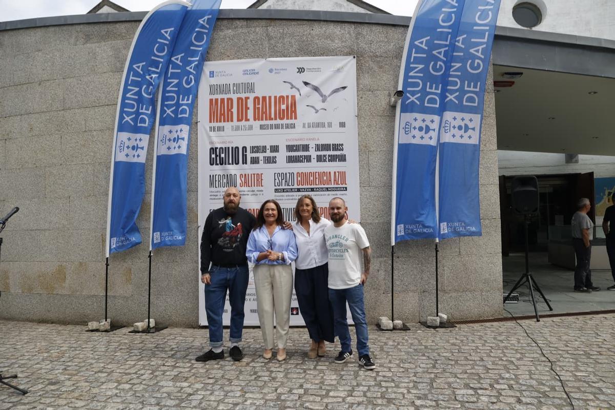 Presentación del evento, este lunes en el Mar de Vigo.