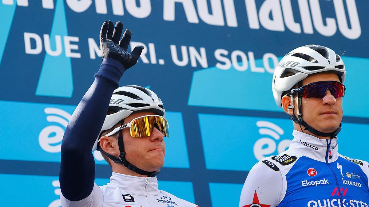 Evenepoel, durante la Tirreno-Adriático 2022