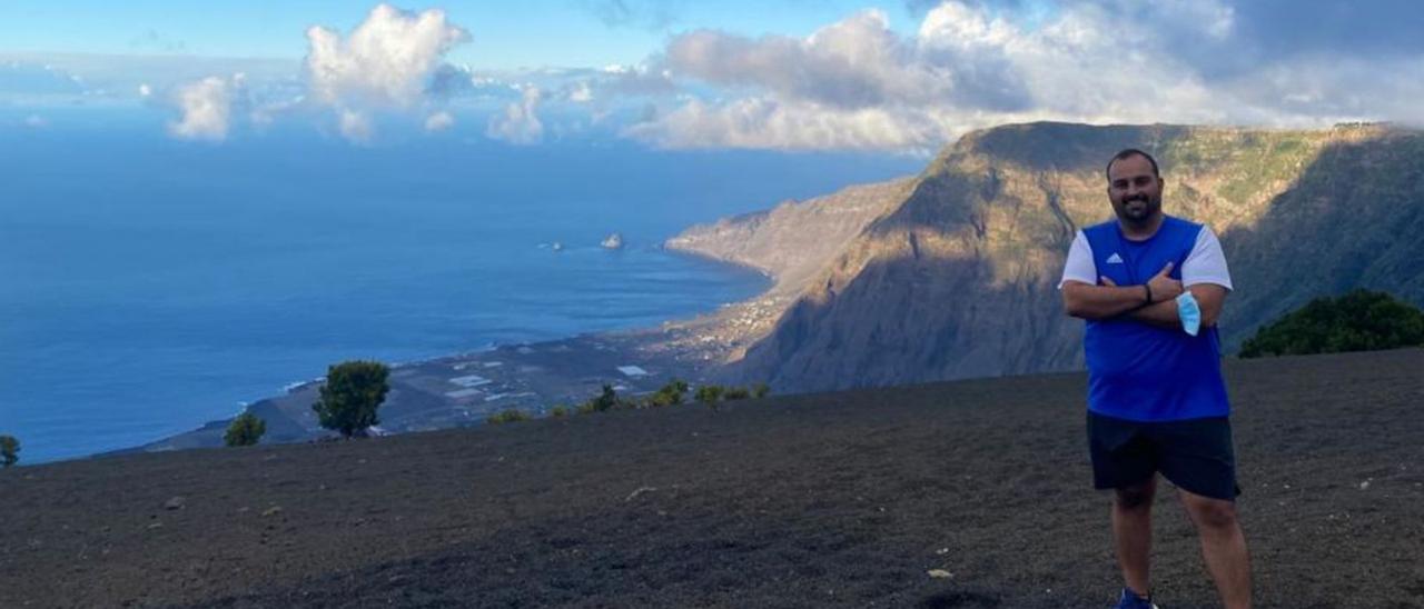 Daniel González, en una imagen de archivo en El Hierro.