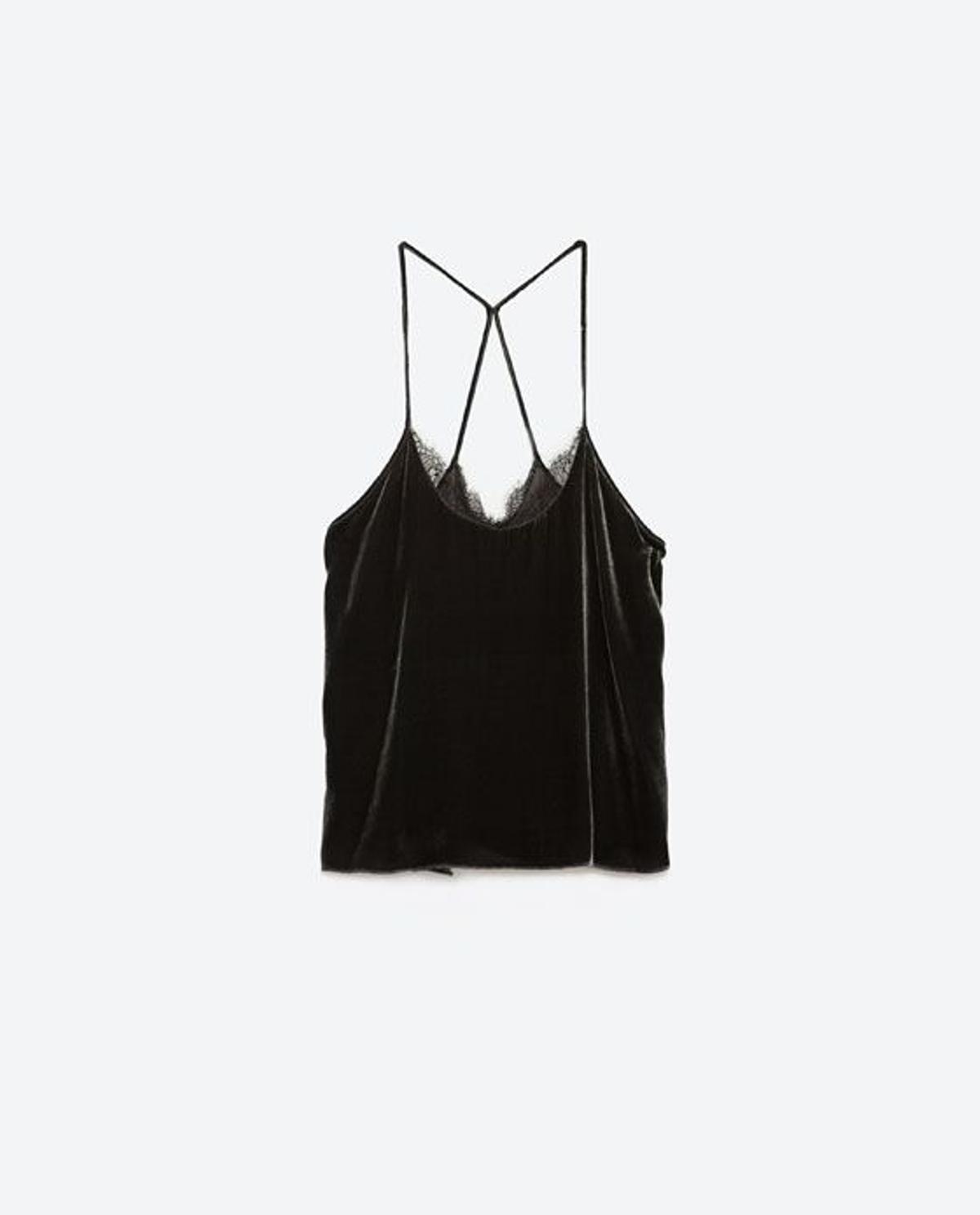 Top lencero Zara (12,99€)