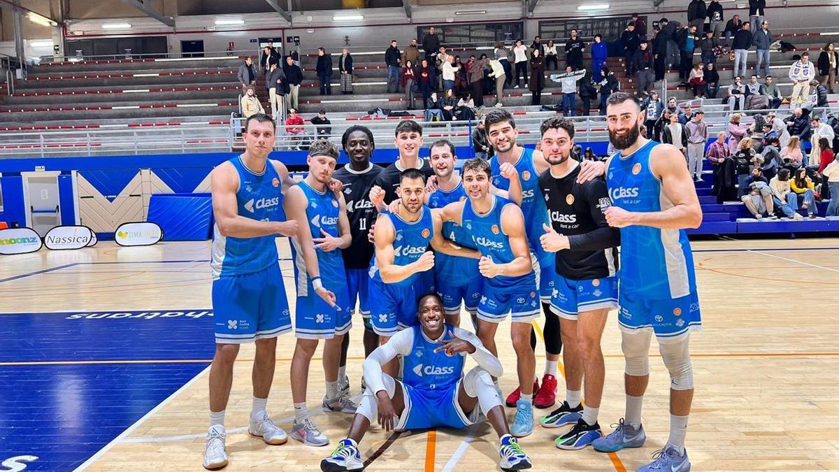 El Class Bàsquet celebra su triunfo ante el Getafe