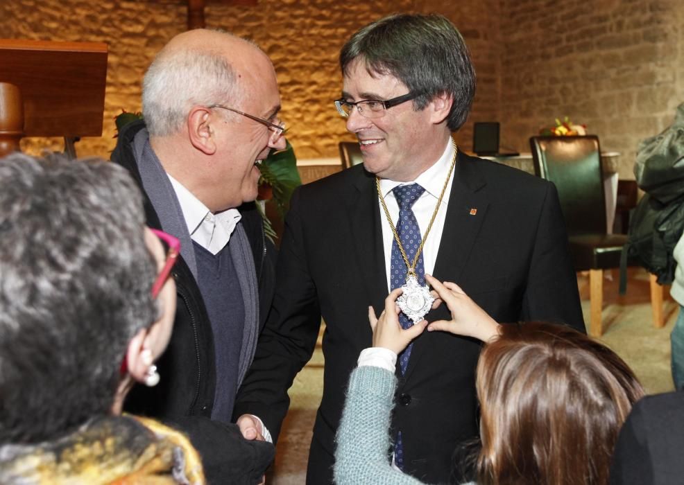 El president de la Generalitat, fill predilecte i medalla d''or del seu poble natal