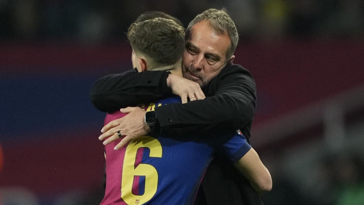 Flick reveló si hay problemas o no con Gavi