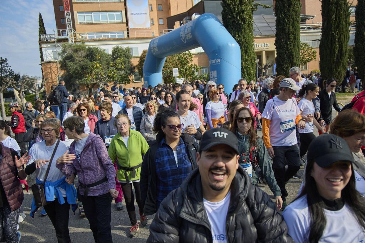 Les imatges de la Marxa Solidària pels 70 anys del Trueta