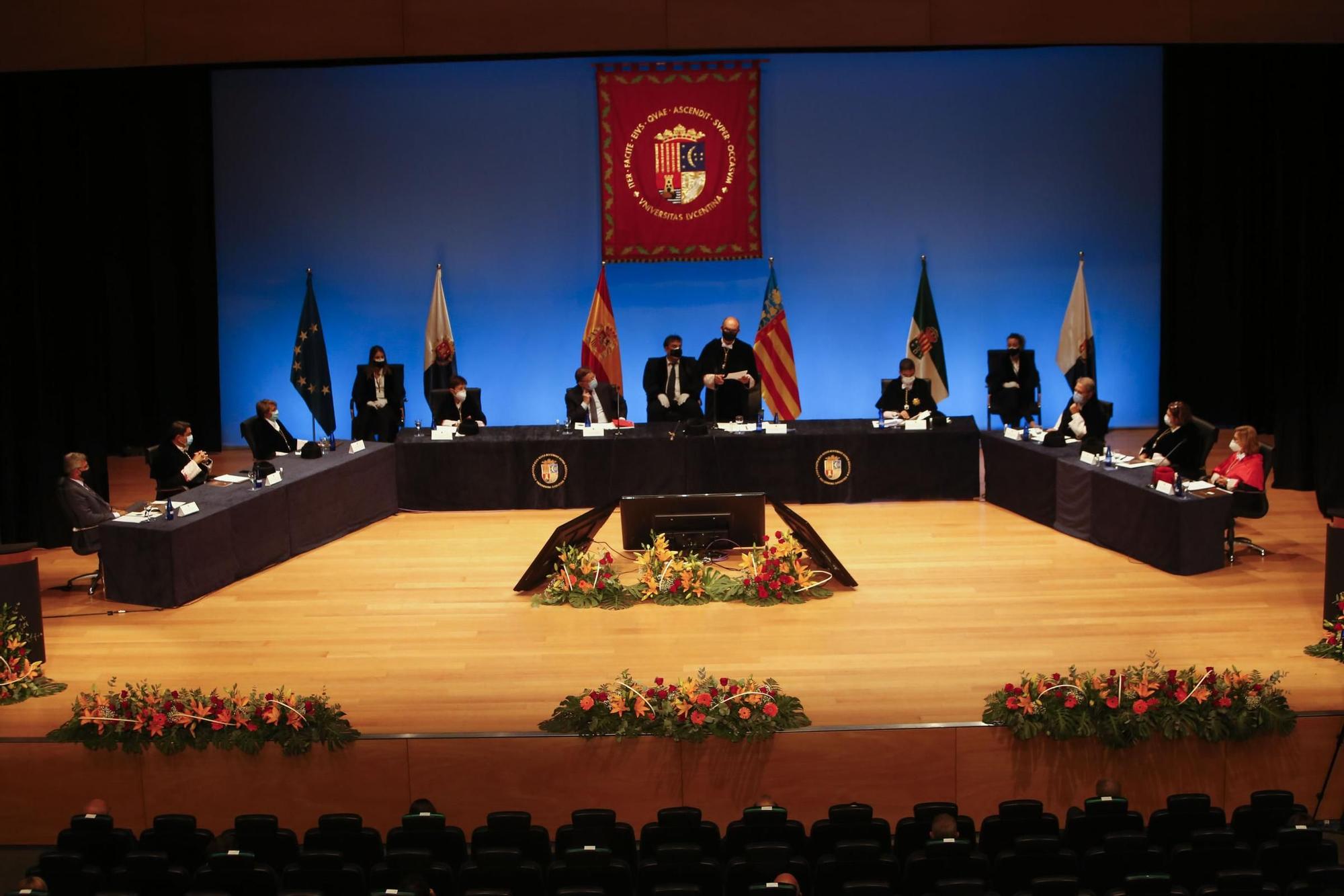 La Universidad de Alicante acoge la apertura del curso universitario de la Comunidad Valenciana