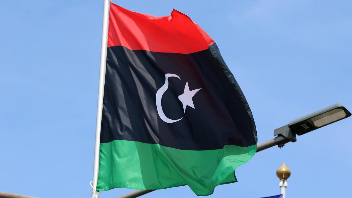 Archivo - Bandera de Libia