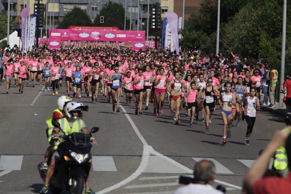 Carrera de la mujer en la zona este de Gijón.