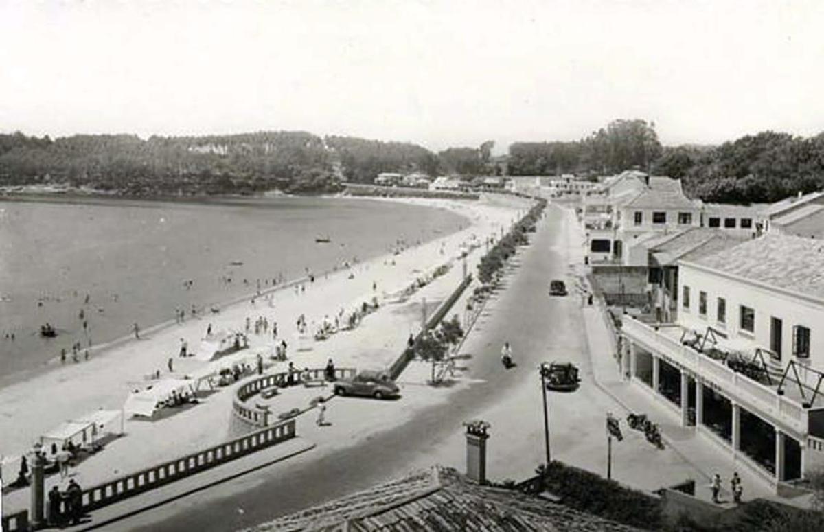 El Sanxenxo de las playas salvajes antes del bum del turismo