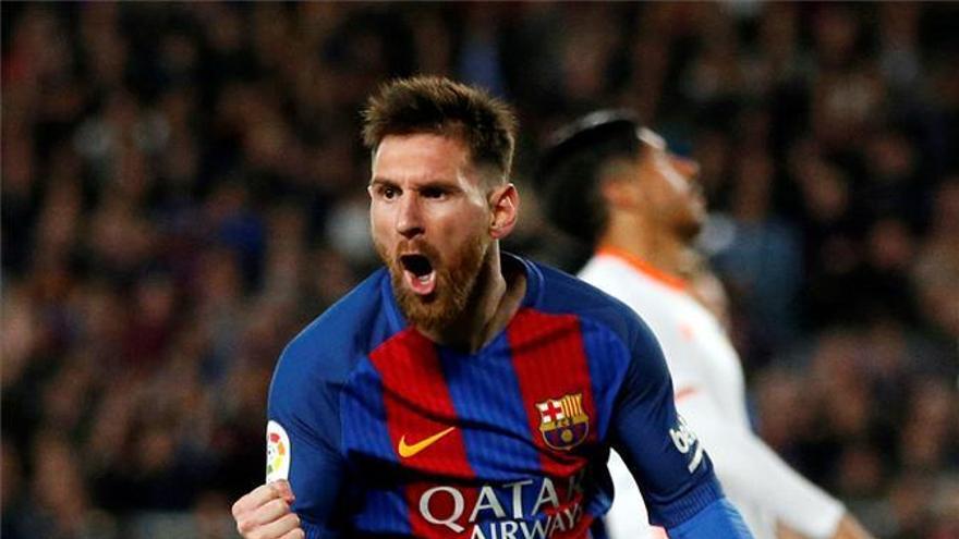 Messi mantiene vivo al Barça en la Liga