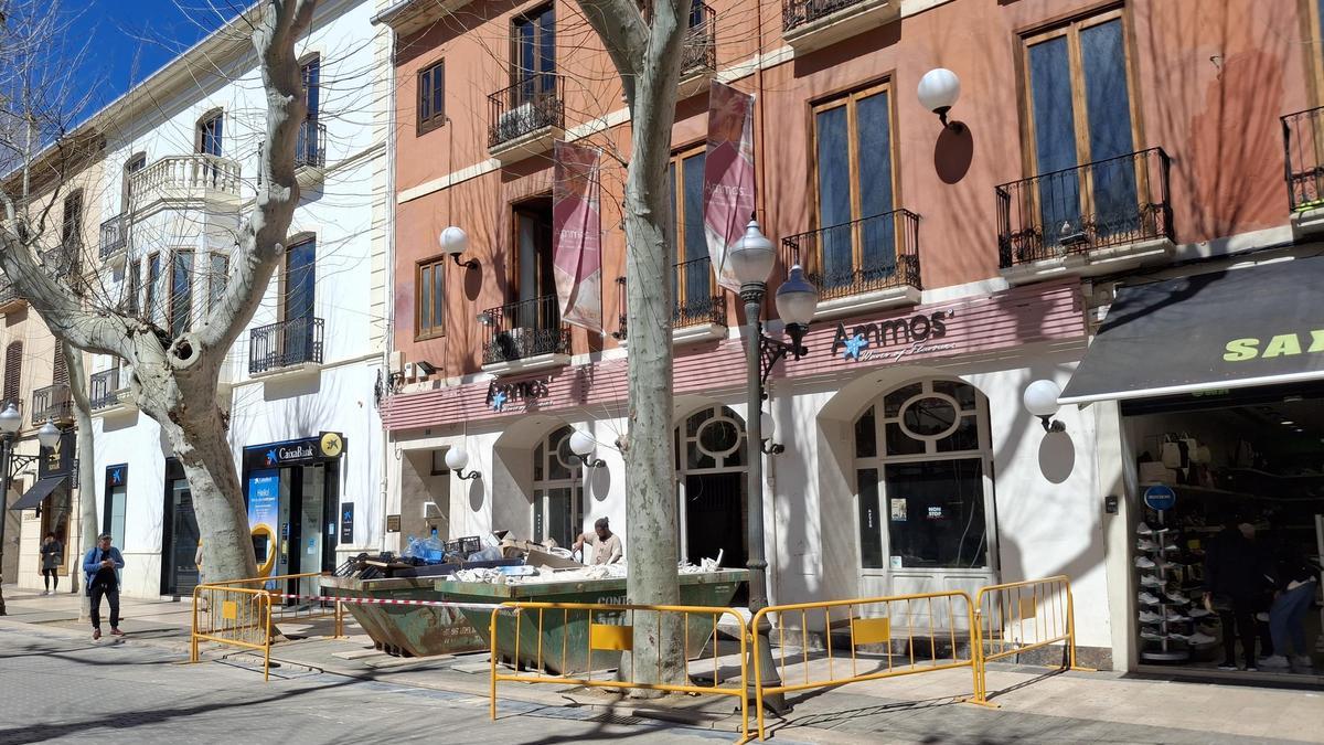 Las obras ya han comenzado en el local histórico de Marqués de Campo