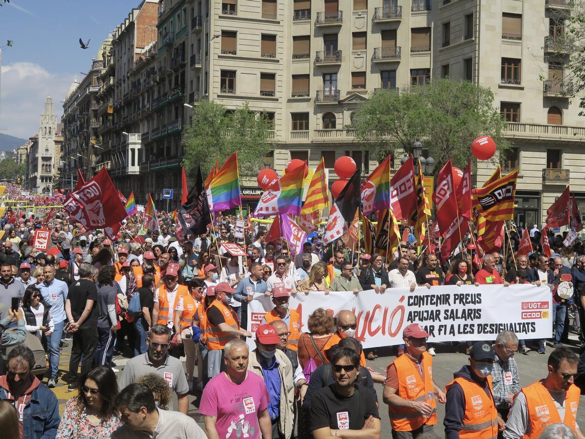 Las manifestaciones del 1 de mayo, en imágenes.