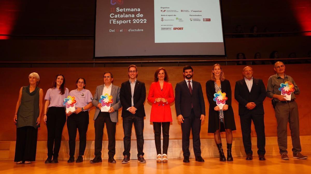 Se entregaron cuatro premios en la la II Setmana Catalana de l’Esport