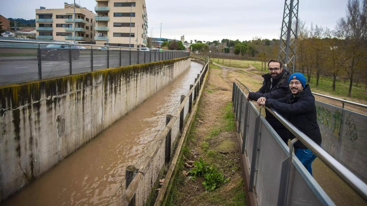 El regidor de Medio Ambiente y Acción Climática, Toni Dorado, y el creador de EcoCarrer, Joel Martín