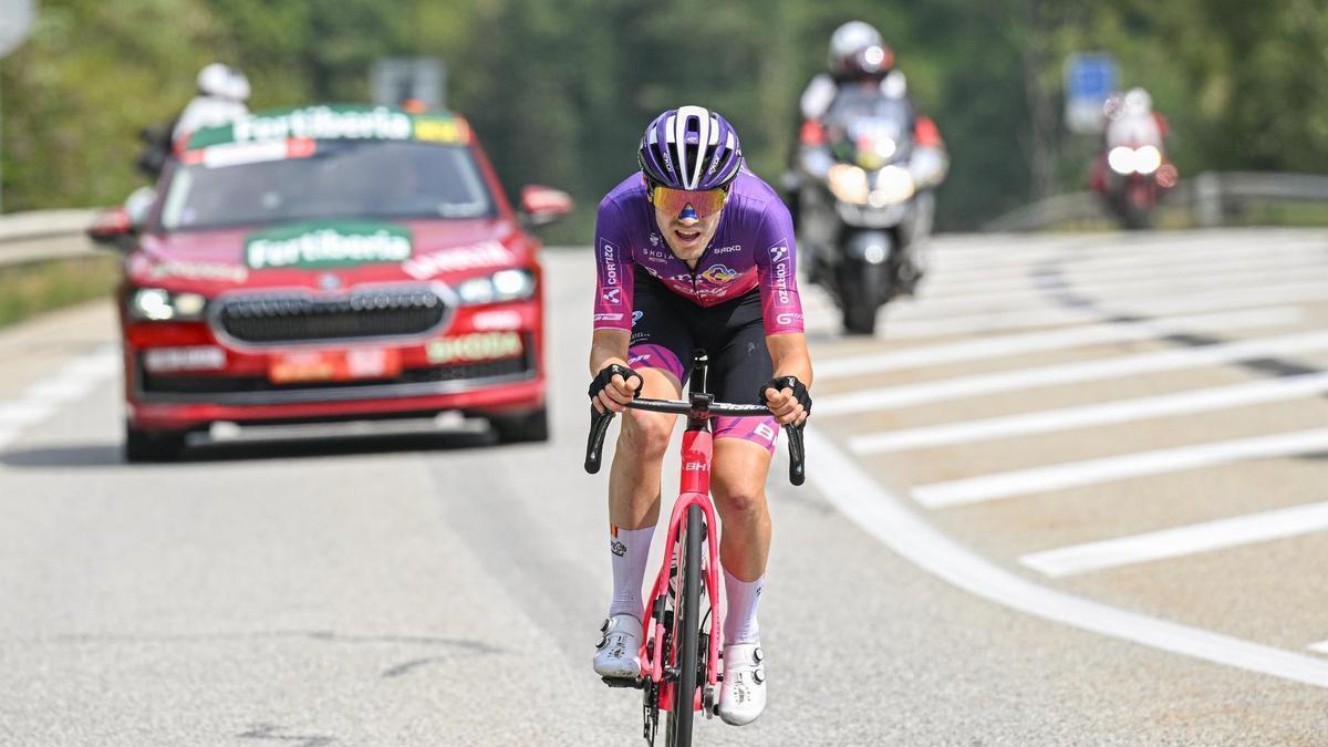 Sinuhé Fernández durante La Vuelta a España 2025