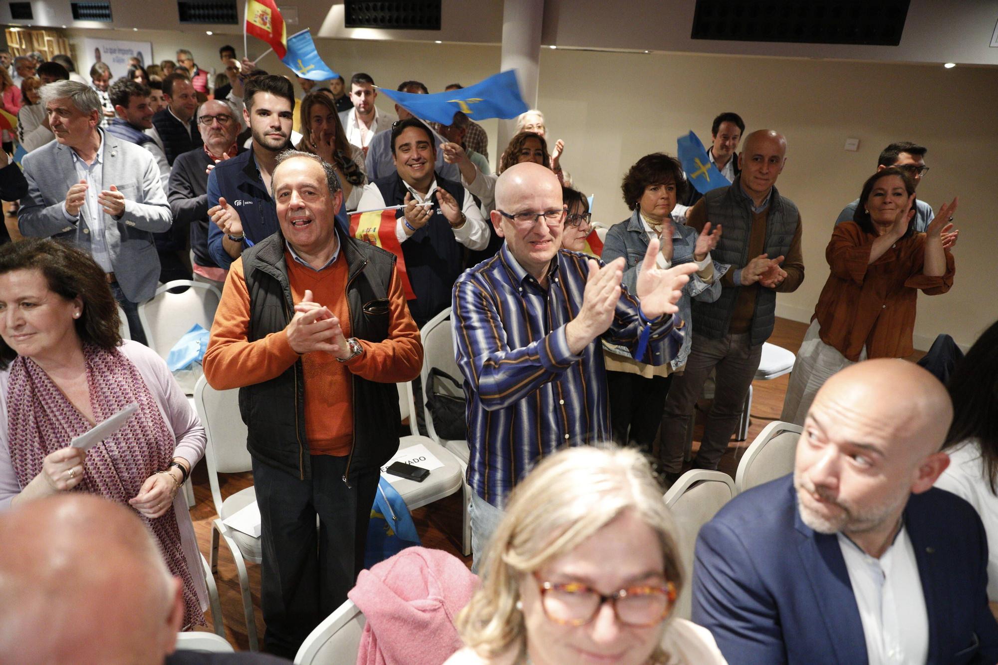 El cierre de campaña del PP en Gijón, en imágenes