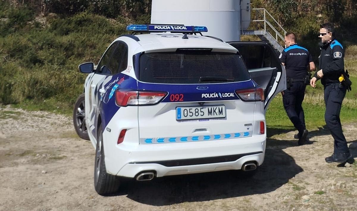 Un momento del operativo.