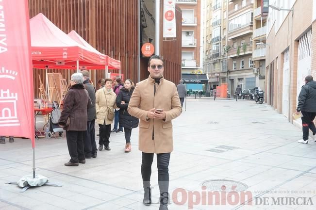 Pintores en la Plaza de Santa Eulalia