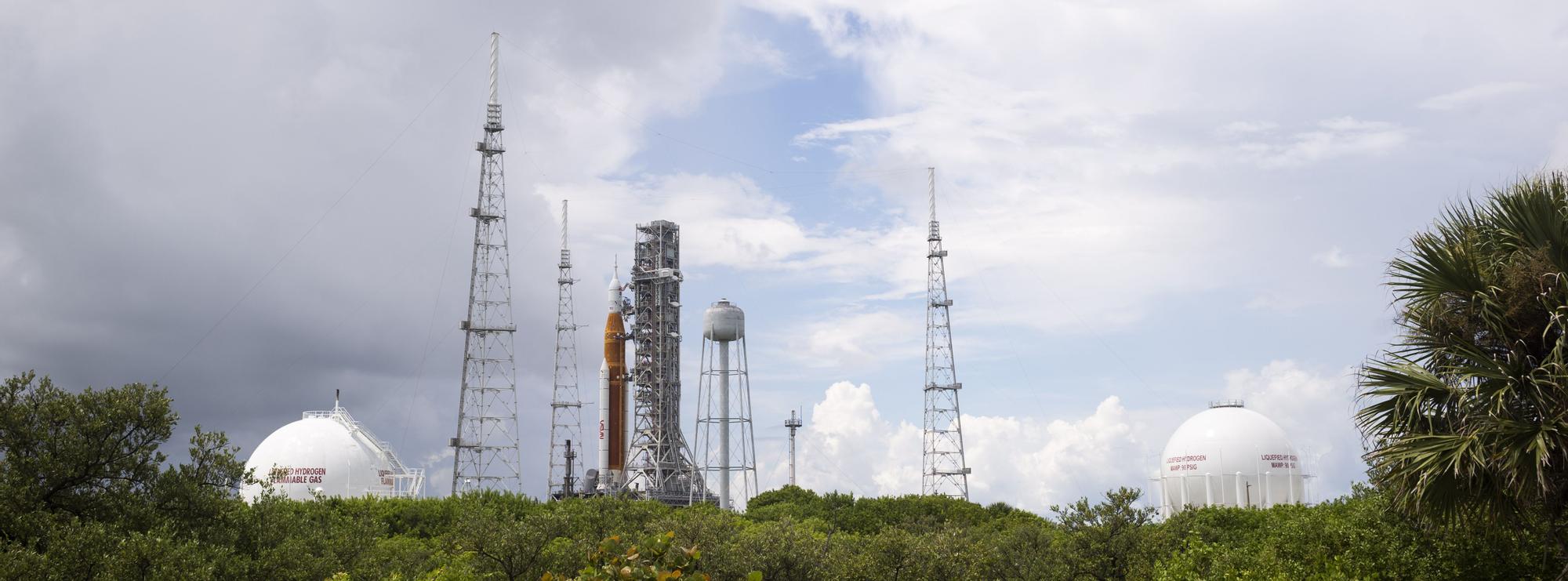 Artemis I Prelaunch at the Kennedy Space Center