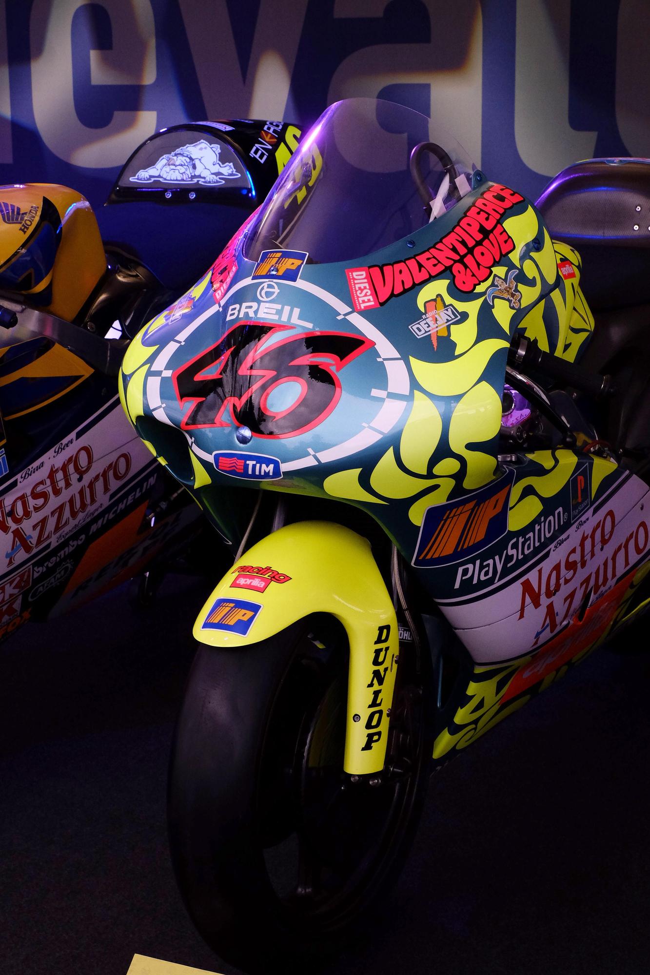 Las motos con las que triunfó Valentino rossi