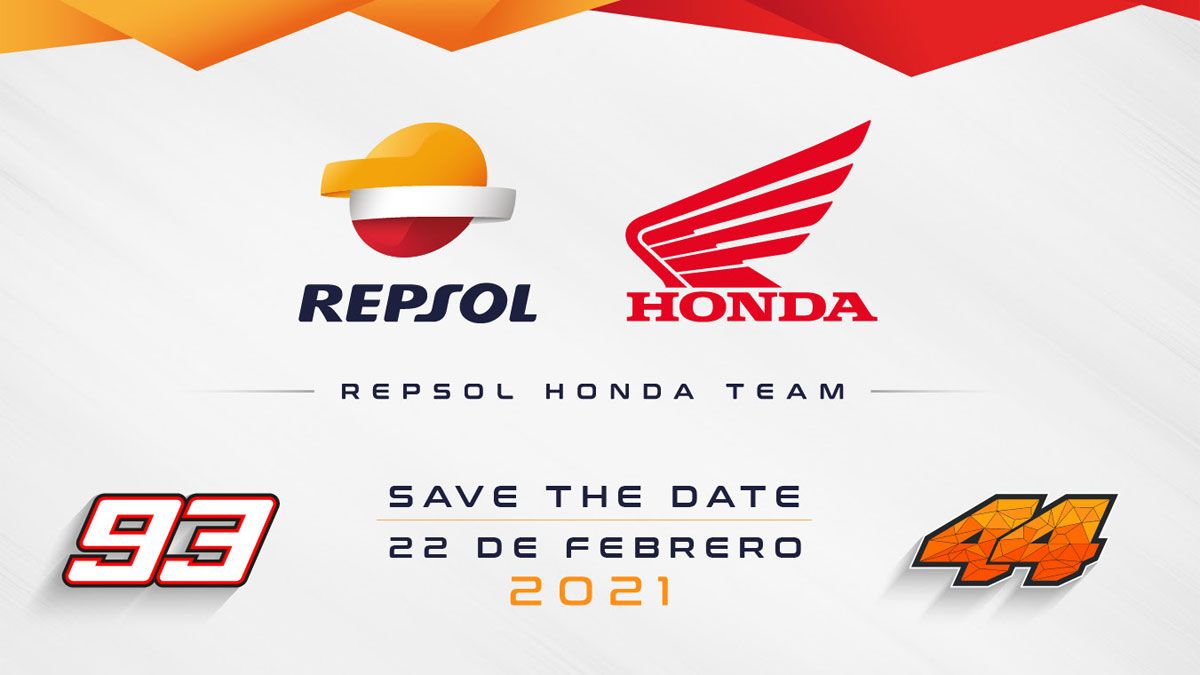 Ya hay fecha para la presentación del Repsol Honda 2021