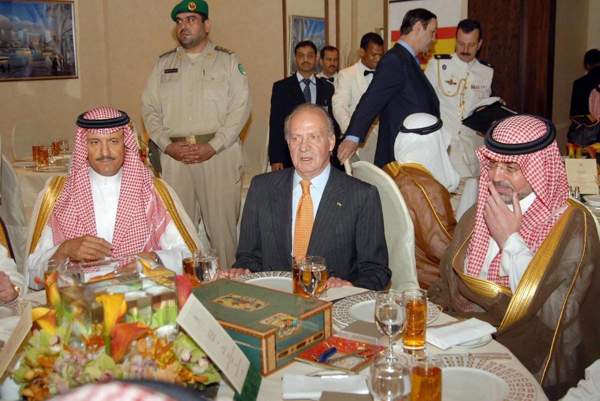 Juan Carlos I en una imagen tomada en Arabia Saudí