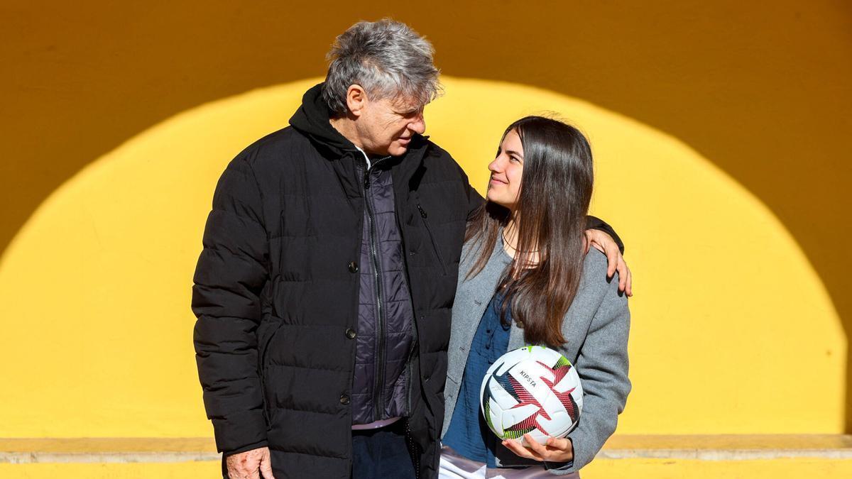 VALENCIA SPD MIGUEL TENDILLO CON SU SOBRINA CLAUDIA TENDILLO