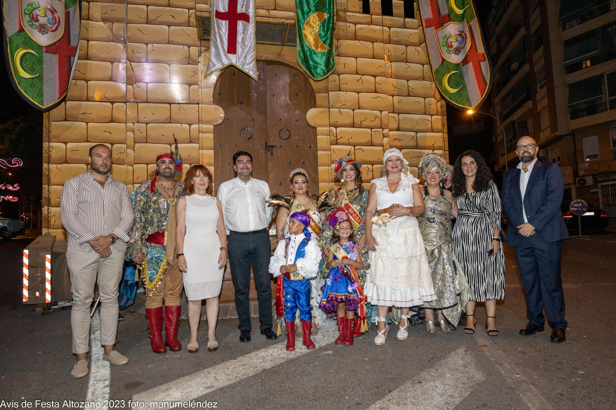 Avís de Fiesta y Pregón de los Moros y Cristianos de Altozano